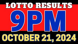 Taya Tayo Lotto Online 9PM October 21 2024 Lotto Results Today  lottoresulttoday [upl. by Letti380]