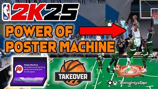 OVERPOWERED POSTER MACHINE TAKEOVER ABILITY DUNKS ON ENTIRE TEAM in NBA 2K25 [upl. by Mareah899]