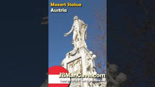 MOZART STATUE in AUSTRIA 4K JBManCavecom Shorts [upl. by Ailehpo]