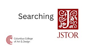 Searching JSTOR 202425 [upl. by Jaylene85]