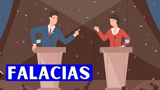 ¿Qué son las FALACIAS y cómo identificarlas Tipos de falacias y ejemplos [upl. by Marden731]