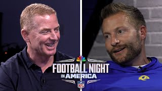 Film Room with Rams Sean McVay on Cooper Kupp Puka Nacua FULL INTERVIEW  FNIA  NFL on NBC [upl. by Nagar]