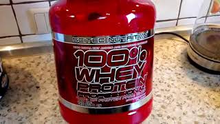 Распаковка протеина Scitec Nutrition 100 whey protein professional [upl. by Esserac20]