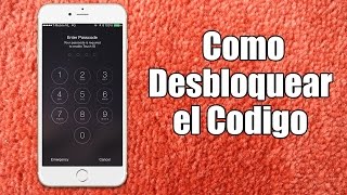 Desbloquear Codigo de Iphone  Resetear iPhone de Fabrica  Iphone 65s5c54s43gs [upl. by Odnomra]