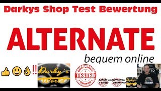 ALTERNATE Online Shop bequem online❓‎ Darkys Shop Test Bewertung👍😃👌‼ [upl. by Leksehc]