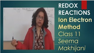 Ion electron method for Balancing redox reaction [upl. by Cathryn]