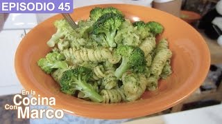 Receta de pasta con brocoli  Broccoli [upl. by Llenrub]