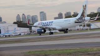 JetSmart Argentina despegando desde el Aeroparque Metropolitano Jorge Newbery [upl. by Cort591]