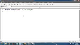 VBScript Tutorial 2 [upl. by Burchett]