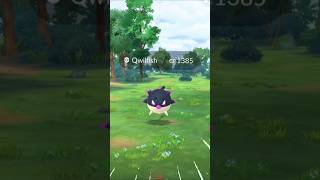 Catch qwilfish highest cp but💀inpokemongo viraltrendingshorts [upl. by Gen]