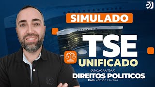 CONCURSO TSE UNIFICADO  SIMULADO DE DIREITOS POLITICOS AJAA TJAA e AJAJ [upl. by Saxen]