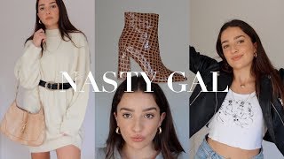 NASTY GAL TRY ON HAUL 2019  An Honest Review [upl. by Yelwar]