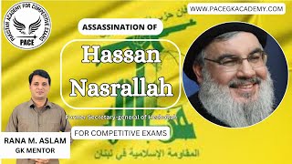 Hassan Nasrallah Leader of Hezbollah assassination Current affairs  hezbollah leader killed [upl. by Denzil]