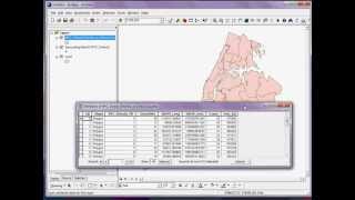 GIS Tutorial How to perform a spatial join in ArcMap [upl. by Eanil]