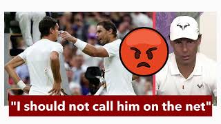 Rafael Nadal and Lorenzo Sonego had a heated exchange at Wimbledon 2022 [upl. by Seth329]