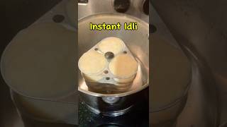 Instant Rava Idli  Suji Idli  How to make instant idli  reels food idli cooking shorts yt [upl. by Walcott113]