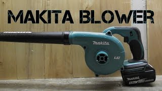 Makita Cordless Blower DUB183  Does it Blow or Suck [upl. by Llerrej]