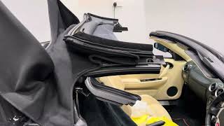 Ferrari  F430 Spyder  Incorrectly Folding and Bow Tension Strap Repair [upl. by Eelrefinnej]