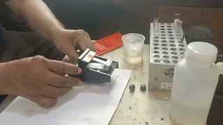 Hemoglobin electrophoresis procedure  cellulose acetate electrophoresis [upl. by Wolf]