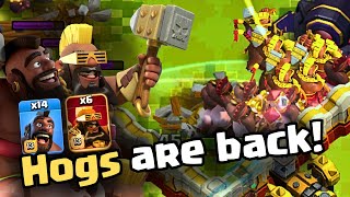 HOGS are BACK and OP in Legends League  TH16 best attacks [upl. by Kingdon904]