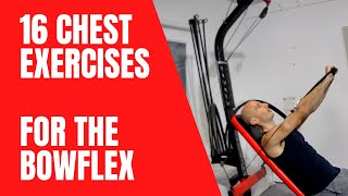 16 Chest Exercises for the Bowflex PR1000 amp Blaze [upl. by Grane598]