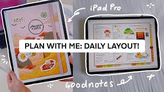 Plan My Day On My iPad  Digital Planning in Goodnotes [upl. by Dleifrag]