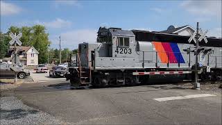 Geeps Crossings amp Horns On The Atlantic City Line  Hammonton NJ  September 21 2024 [upl. by Asirap463]