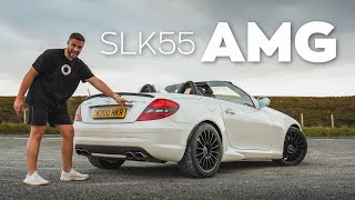 A car we will never see again  The MercedesBenz SLK55 AMG Review  Driven [upl. by Aisena]