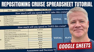 Repositioning Cruise Tool Fly vs Cruise Showdown FREE Spreadsheet [upl. by Cyndie558]