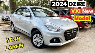 NEW Maruti Dzire VXI 2024 Model ❤️  Price  Exterior  Interior  Features [upl. by Oigile]