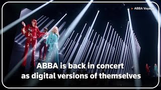 ABBA returns to stage as virtual avatars for London gigs [upl. by Flss]