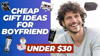 Budget Friendly Boyfriend Gift Ideas Under 30  Affordable Amazon Picks Inexpensive Gift Ideas [upl. by Ainej]