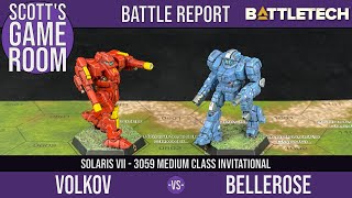 BattleTech Battle Report Volkov vs Bellerose [upl. by Aldridge]