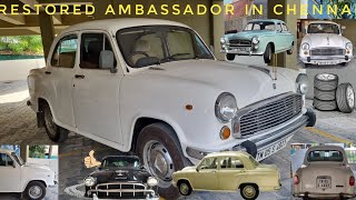 HINDUSTAN AMBASSADOR FULLY RESTORED FOR 2 LACS IN CHENNAI  2000 ISUZU  Spares  ARK Diaries [upl. by Cardwell513]