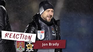 Jon Brady reflects on the draw with Cambridge United [upl. by Gretel]