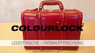 LEDERTASCHE – FARBAUFFRISCHUNG Anleitung  COLOURLOCK [upl. by Cirillo]