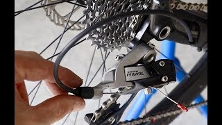 How to Adjust a Rear Derailleur [upl. by Ecitnerp]