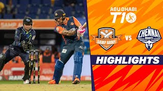 Chennai Braves vs Morrisville Samp Army  Abu Dhabi T10  Match 7  HighlightsJioCinema amp Sports18 [upl. by Tiedeman]