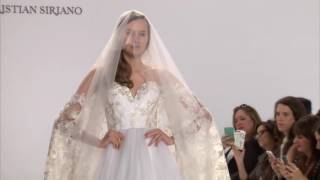 Christian Sirianos Spring 2017 Bridal Runway Show [upl. by Ainafetse]