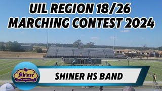 Shiner HS Band UIL Region 1826 Marching Contest 2024 [upl. by Jamel]