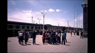 Ulan Bator Railway station Mongolia 1992 Water Colours [upl. by Netsua723]