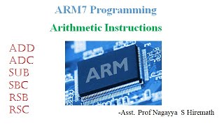 ARM7 Arithmetic Instructions amp MOV VTU ECE CSE Engineering [upl. by Filomena]