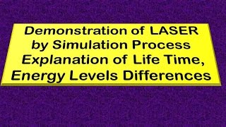 LASER Engineering Physics by Simulation [upl. by Eimareg264]