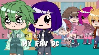 • Ignore deku prank •  they meet my fav oc • purple gaming • MHA AU Afton AU • [upl. by Eceryt694]