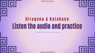 Hiragana amp Katakana Practice hard words Hiragana Katakana ကိုအသံခက်တဲ့ စာလုံးတွေနဲ့လေ့ကျင့်ကြမယ် [upl. by Ymac730]