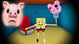 PIGGYS HEAD ON A FORK  Roblox Sponge Chapter 2 [upl. by Thgiwd]