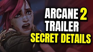 13 INSANE DETAILS IN NEW ARCANE 2 TRAILER [upl. by Nnahgem395]