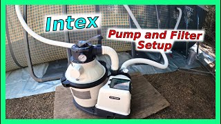 Intex Pump and Filter setup Intex sf901101 [upl. by Merrell]