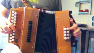 Mon amant de SaintJean Edith Piaf Diatonic Accordion [upl. by Nealson915]