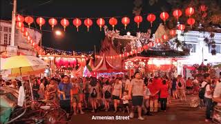 George Town Penang Chinese New Year Festival 2017 [upl. by Nnauol]